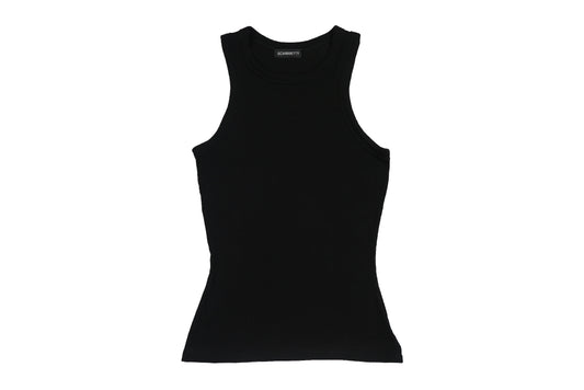 Black Rib Knit Tank