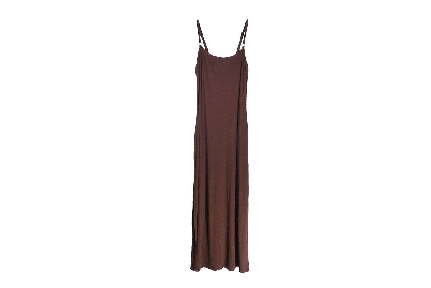 Chocolate Rib Knit Cami Dress