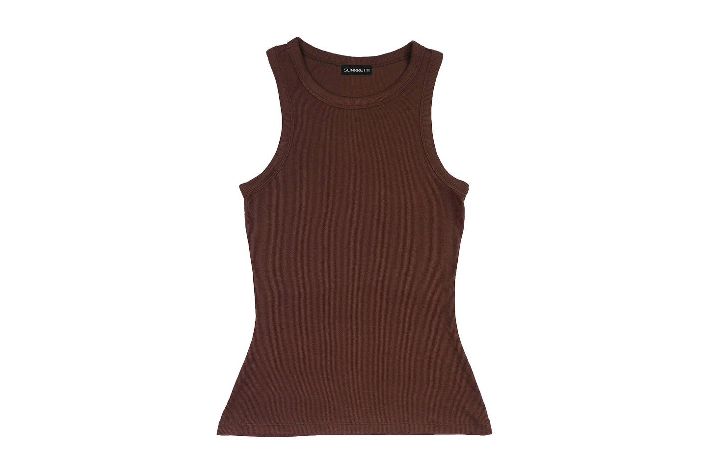 Chocolate Rib Knit Tank Top